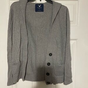 American Eagle Outfitters Gray Knit Sweater